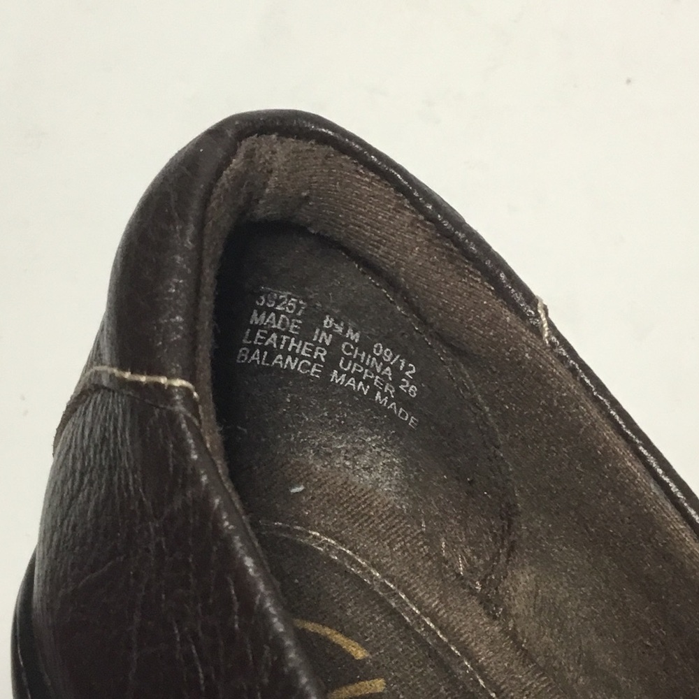 Clarks Bendables Women’s Brown Tumbled Leather Mary Jane Slip On Loafers Sz 8.5 - Picture 8 of 8